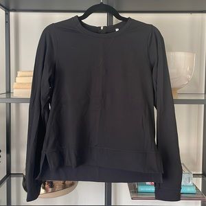 Lululemon Black Crewneck